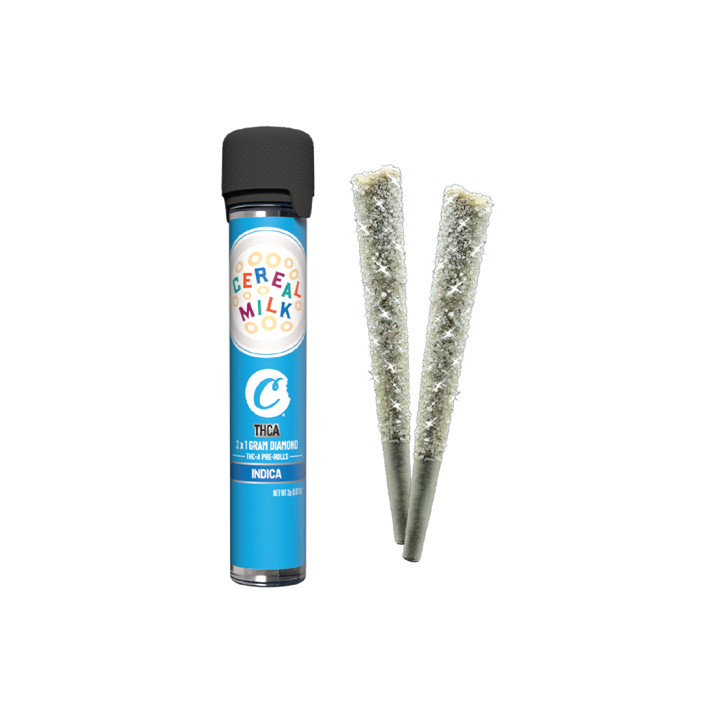 Cookies - THCA Pre-Roll w/ Diamonds 1g 2 Pack - Cereal Milk - 10ct Pop Box