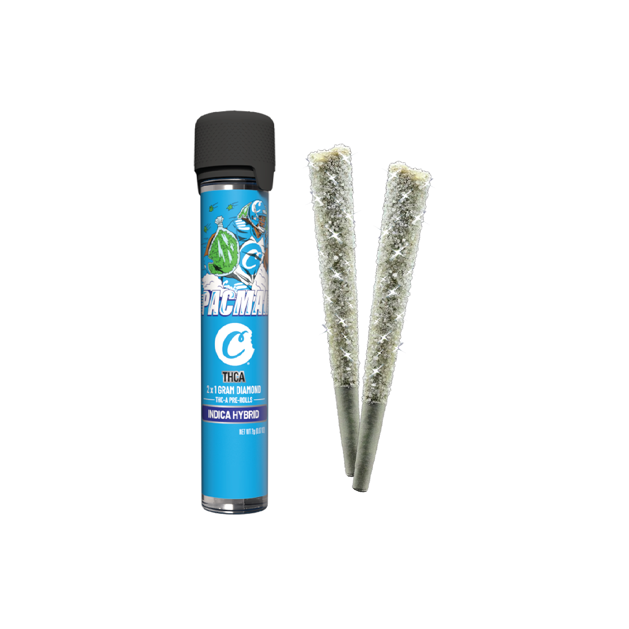 Cookies - THCA Pre-Roll w/ Diamonds 1g 2 Pack - Pacman - 10ct Pop Box