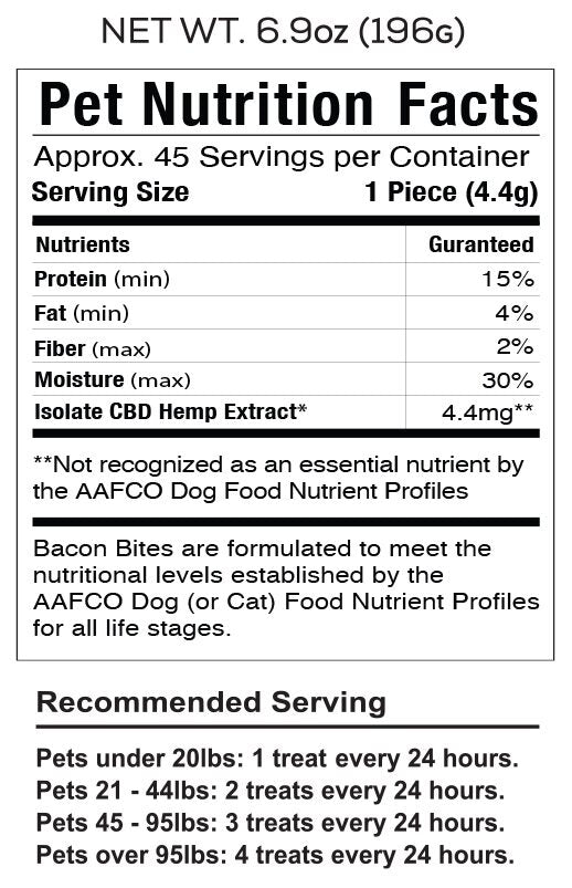 Cookies - CBD Pet Treat 16oz 200mg - Soft Chew - Baked Bones