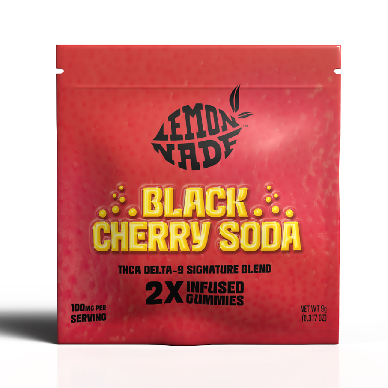 Black Cherry Soda Infused Gummies Pop Box