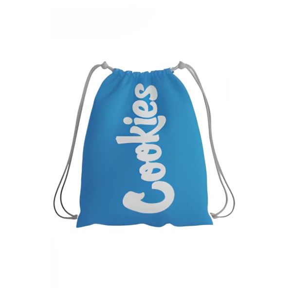 Cookies - Blue Strap on Blue Drawstring Bag