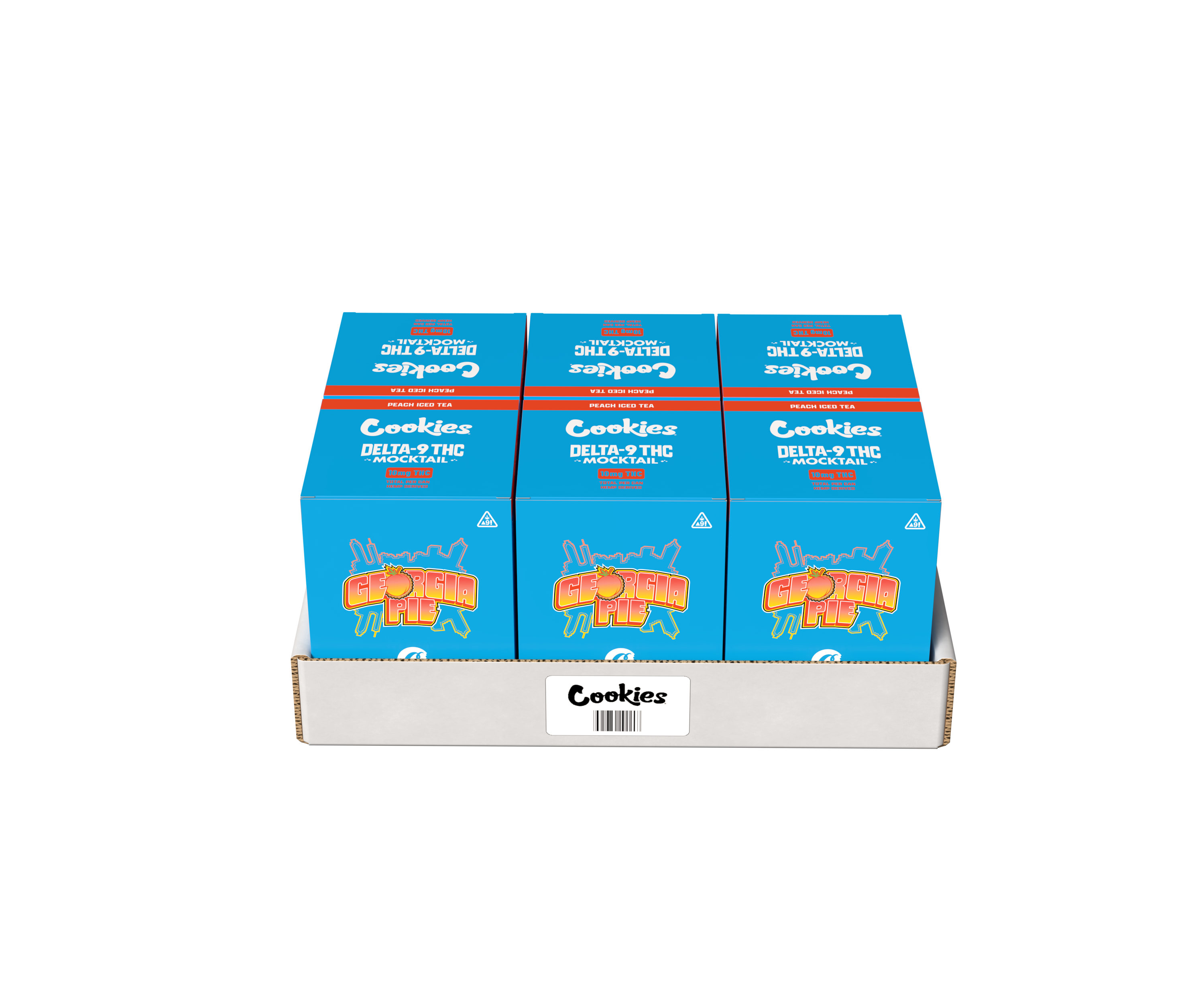 Cookies - Delta 9/THC Mocktail Can 10mg - Georgia Pie - 24 Pack