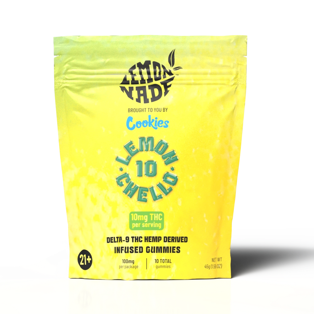 Cookies - Delta 9 Gummy 10mg - Lemonchello - 10ct Bag - 10ct Pop Box