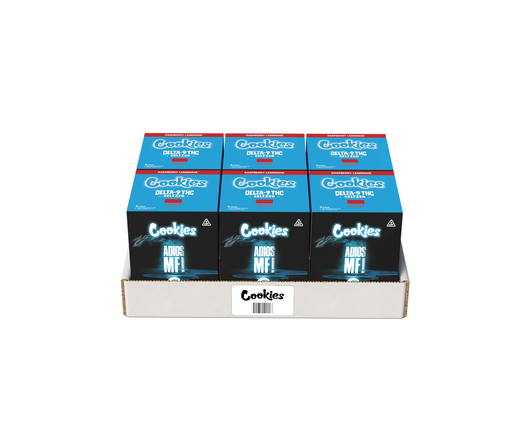 Cookies - Delta 9/THC Mocktail Can 10mg - Adios MF - 24 Pack