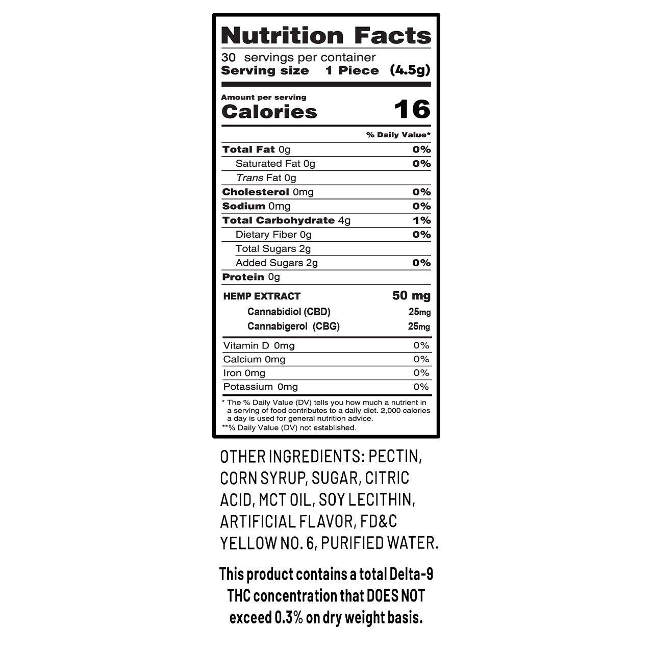 Cookies - CBD/CBG Gummy C-Shape 25mg/25mg - London Pound Cake 30ct Jar - 6ct Pop Box