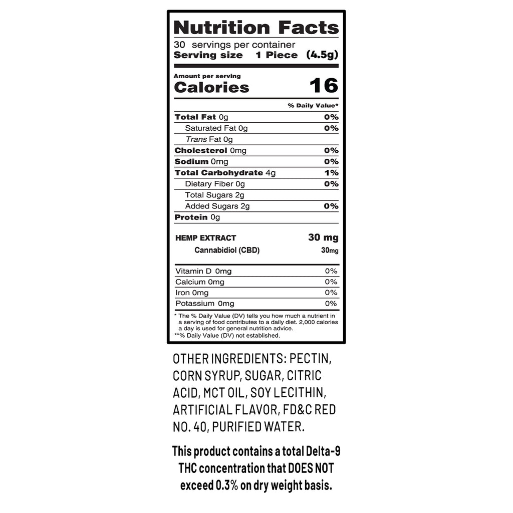 Cookies - CBD Gummy C-Shape 30mg - Hawaiian Rain 30ct Jar - 6ct Pop Box