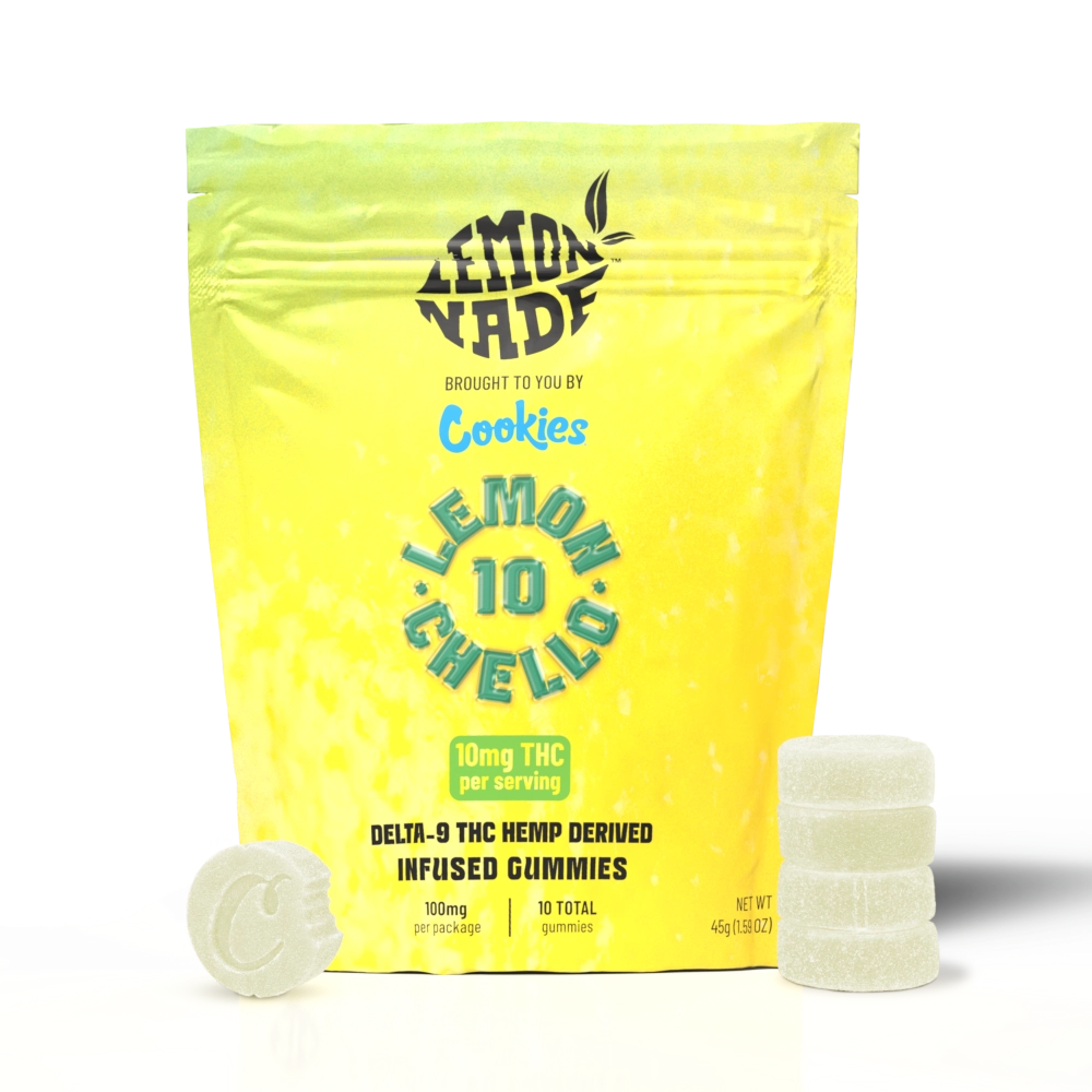 Cookies - Delta 9 Gummy 10mg - Lemonchello - 10ct Bag - 10ct Pop Box