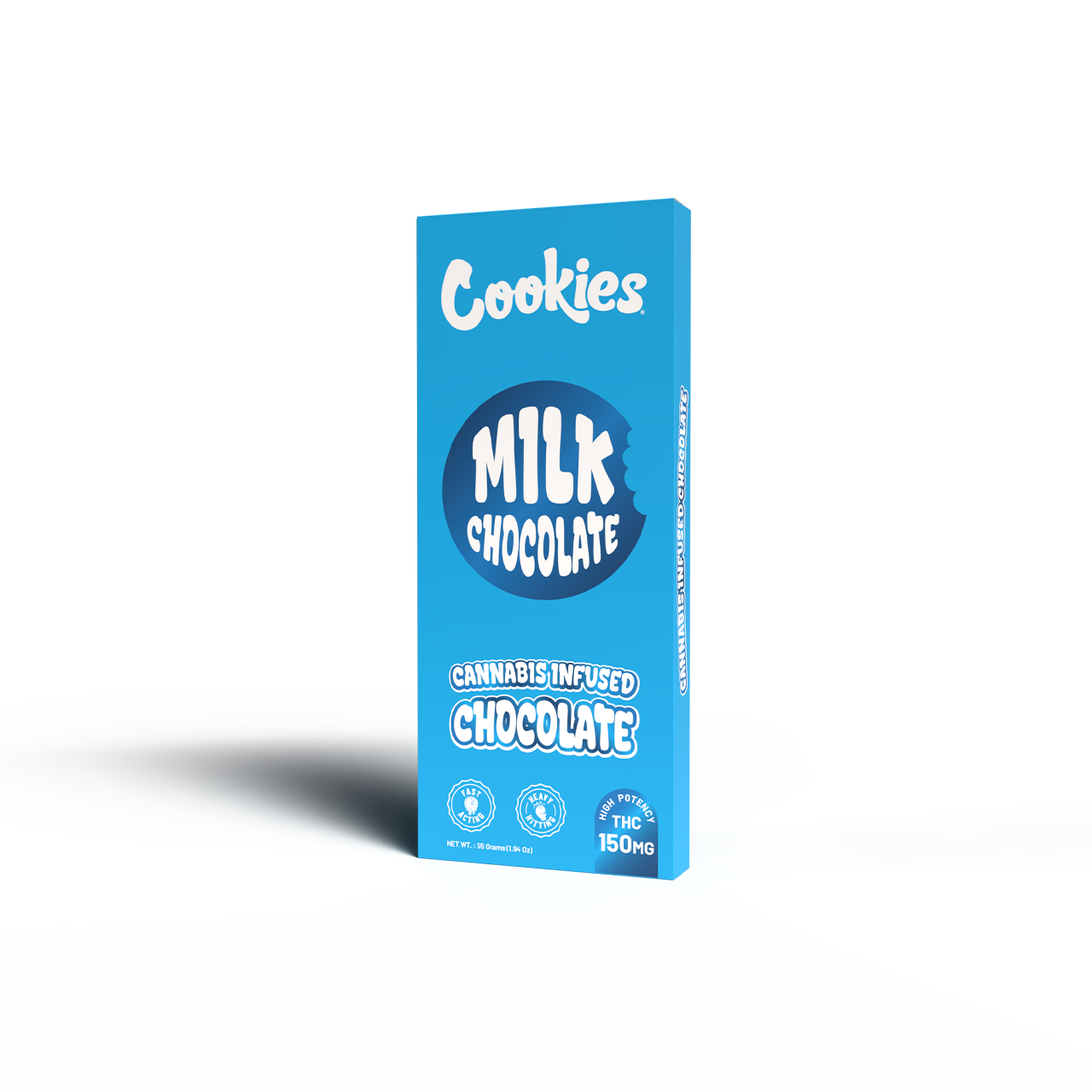 Cookies - Delta 9 Milk Chocolate Bar 150mg - Blue 10ct Pop Box