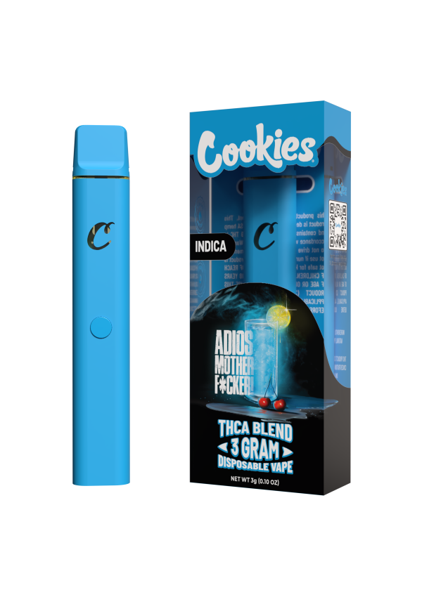 Cookies - THCA Disposable 3g - Adios MF - 5ct Pop Box