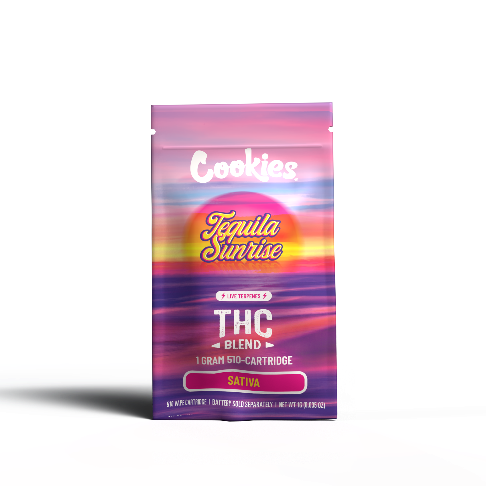 Cookies - THCA Cartridge 1g - Tequila Sunrise - 10ct Pop Box