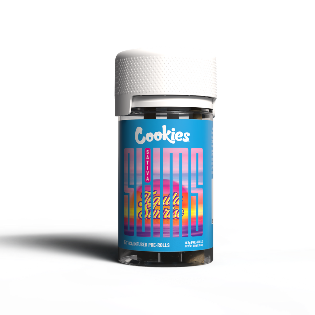 Cookies - THCA Infused Pre-Roll 0.7g - Tequila Sunrise - 5ct Jar - 6ct Pop Box