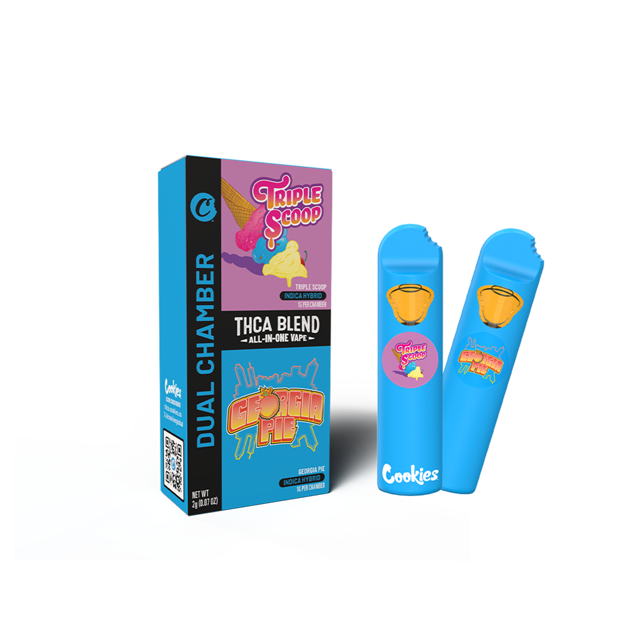 Triple Scoop & Georgia Pie Dual Chamber Vape 10ct Pop Box