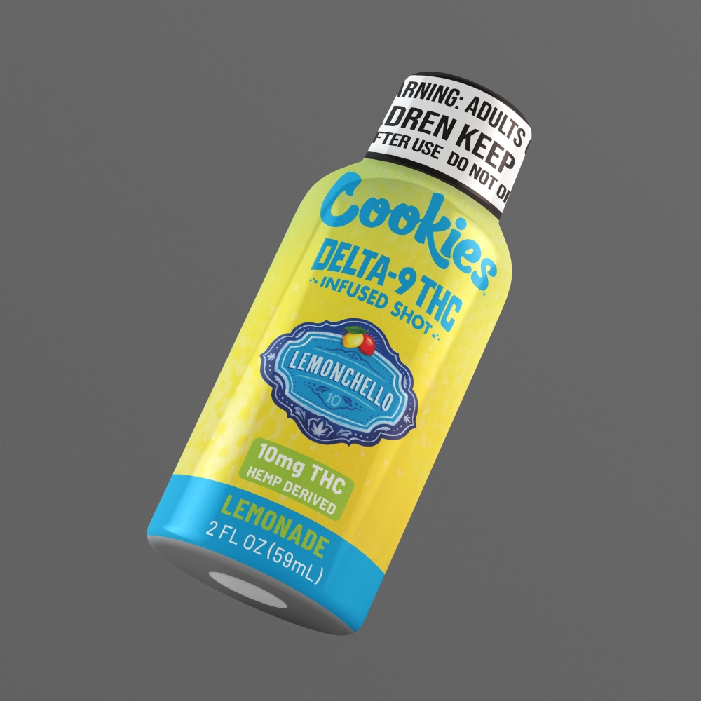 Cookies - D9/THC Infused Shot 10mg - Lemoncello - 12 pack