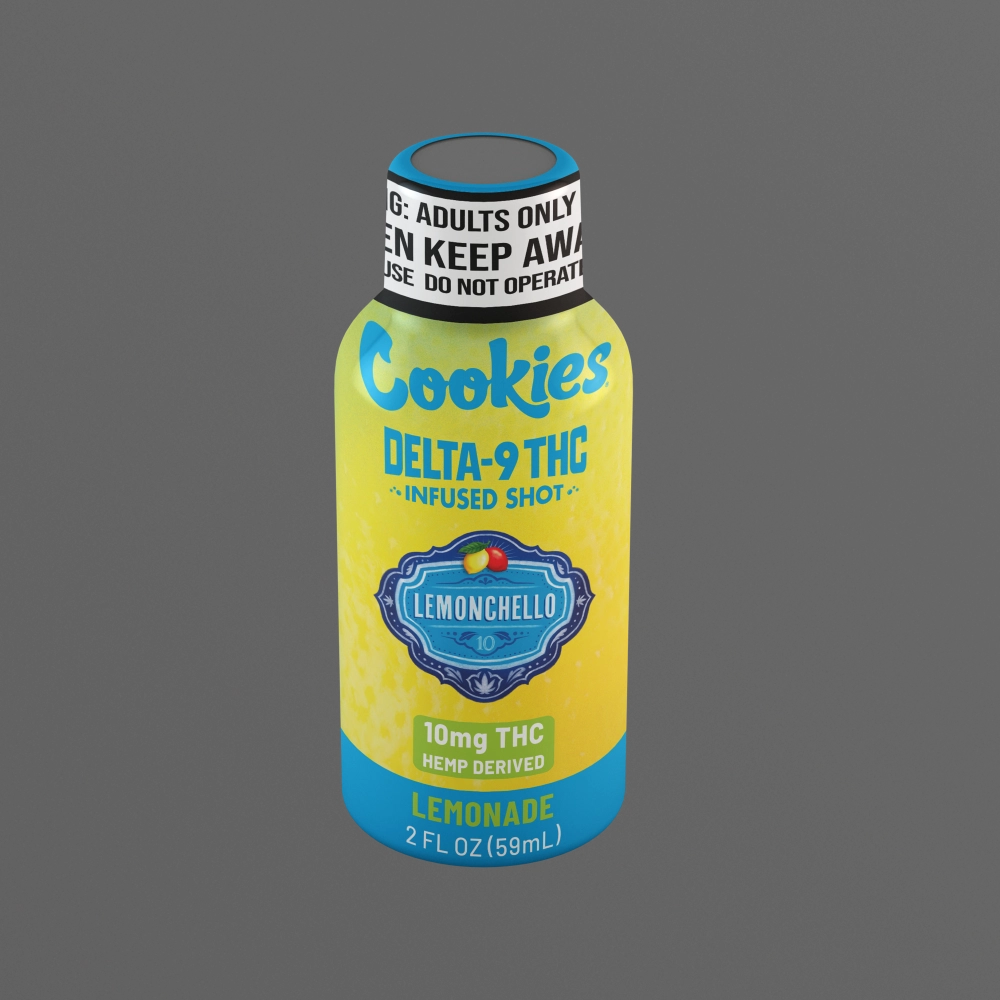 Cookies - D9/THC Infused Shot 10mg - Lemoncello - 12 pack