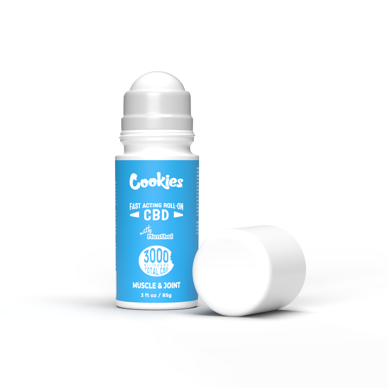 Cookies - CBD 2oz Roll-On Cream w/ Menthol 3000mg - 6ct Pop Box