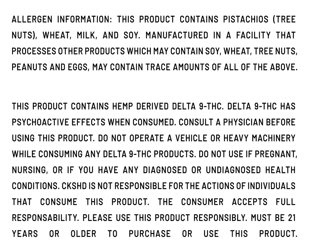 Cookies - THCp Blend Dubai Chocolate 250mg - 6ct Pop Box