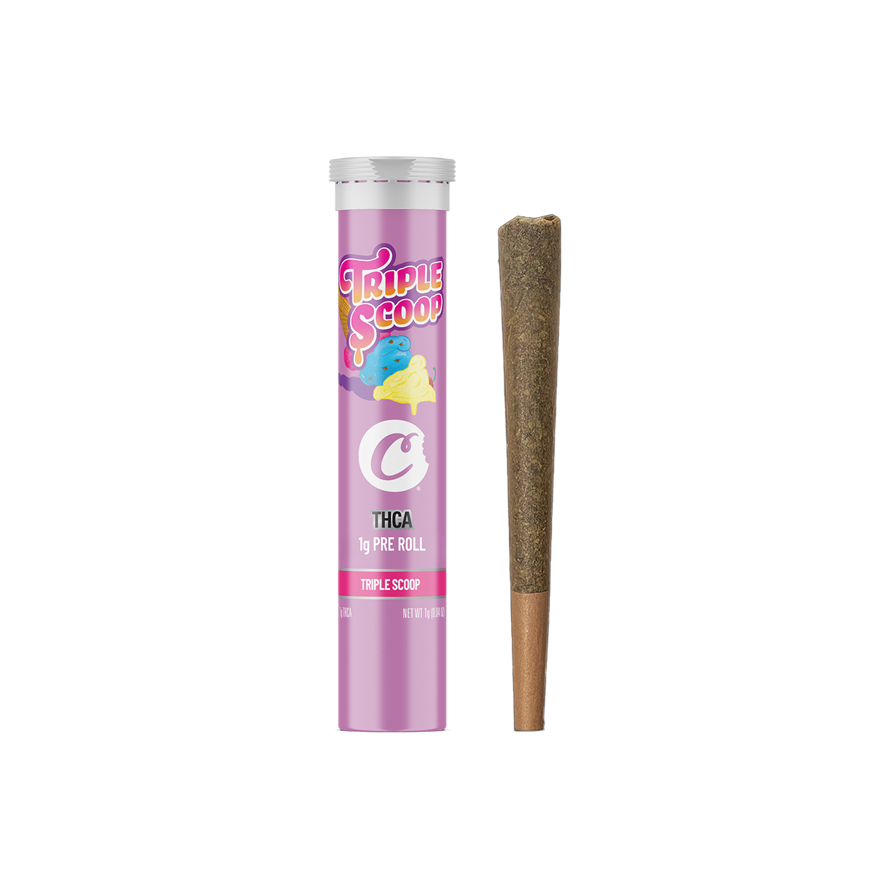 Cookies - THCA Pre-Roll Triple Scoop 1g 20ct Pop Box