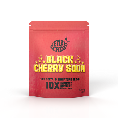 Black Cherry Soda Infused Gummies Pop Box