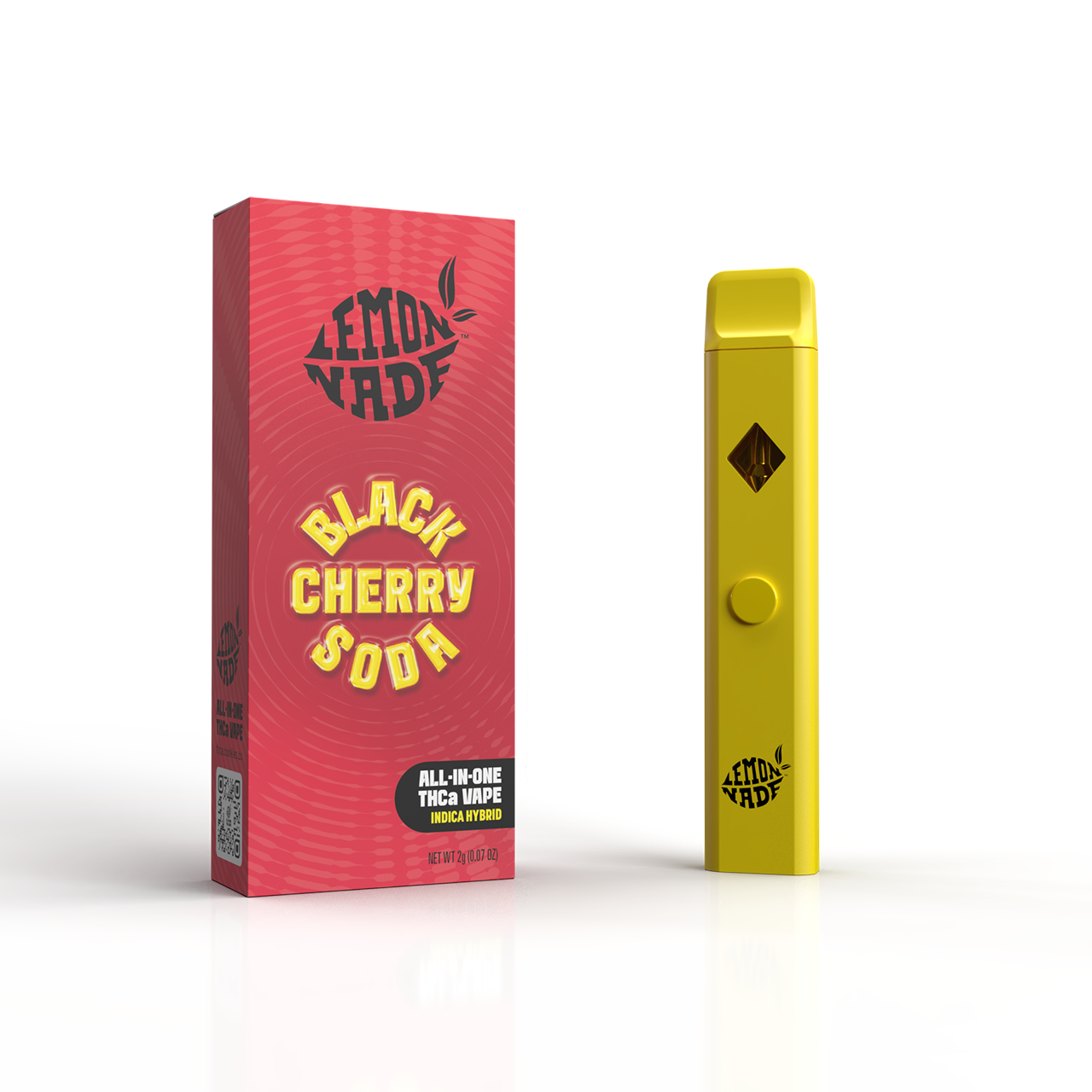 LemonNade - THCA Blend Disposable 2ml - Black Cherry Soda - 10ct Pop Box