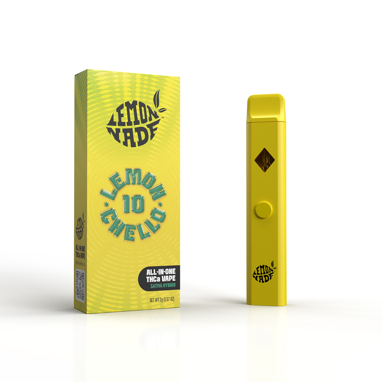 LemonNade - THCA Blend Disposable 2ml - Lemonchello 10 - 10ct Pop Box