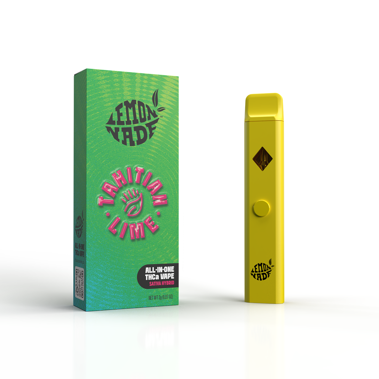 LemonNade - THCA Blend Disposable 2ml - Tahitian Lime - 10ct Pop Box