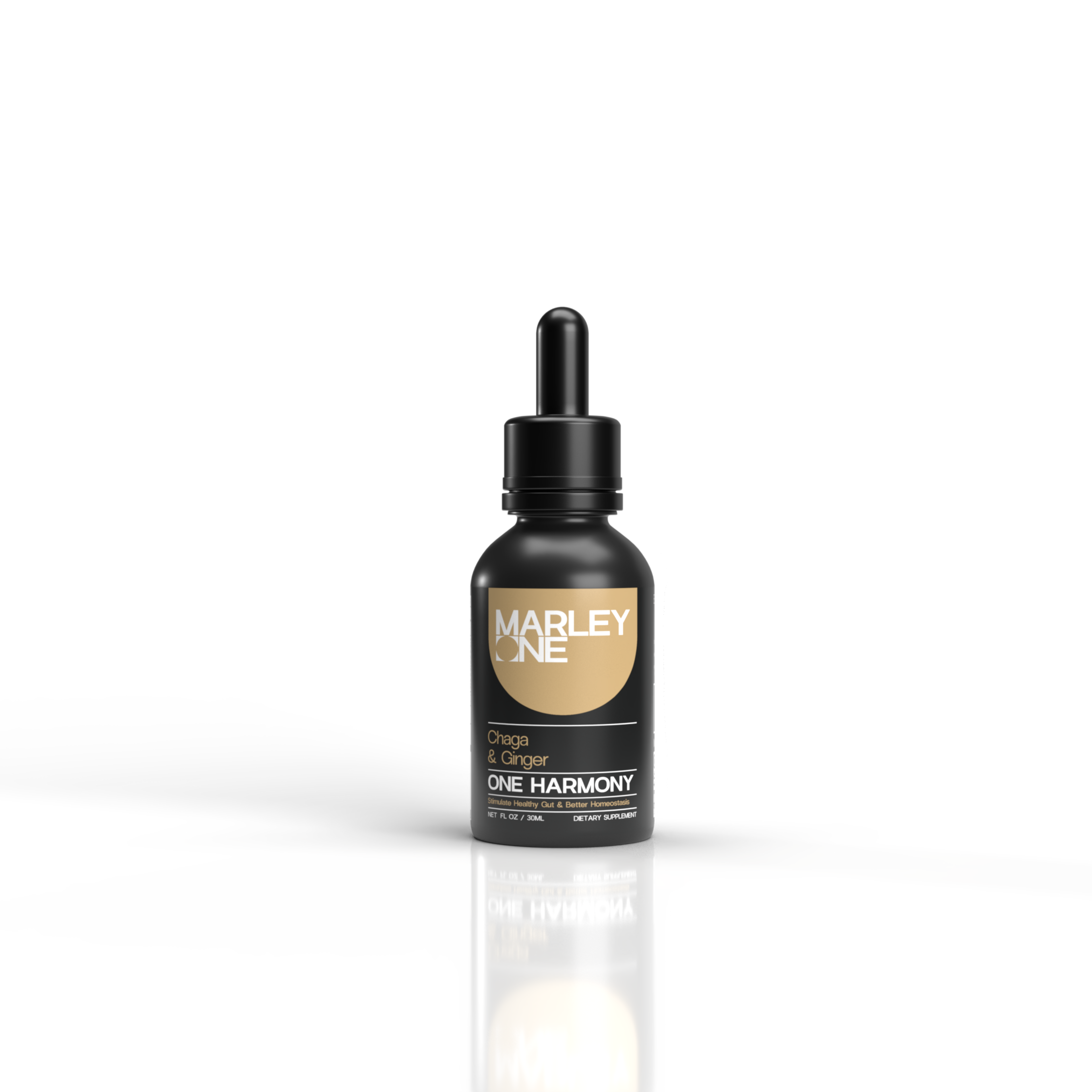 Marley One - Chaga & Ginger Mushroom Tincture 30ml - One Harmony - 6ct Pop Box