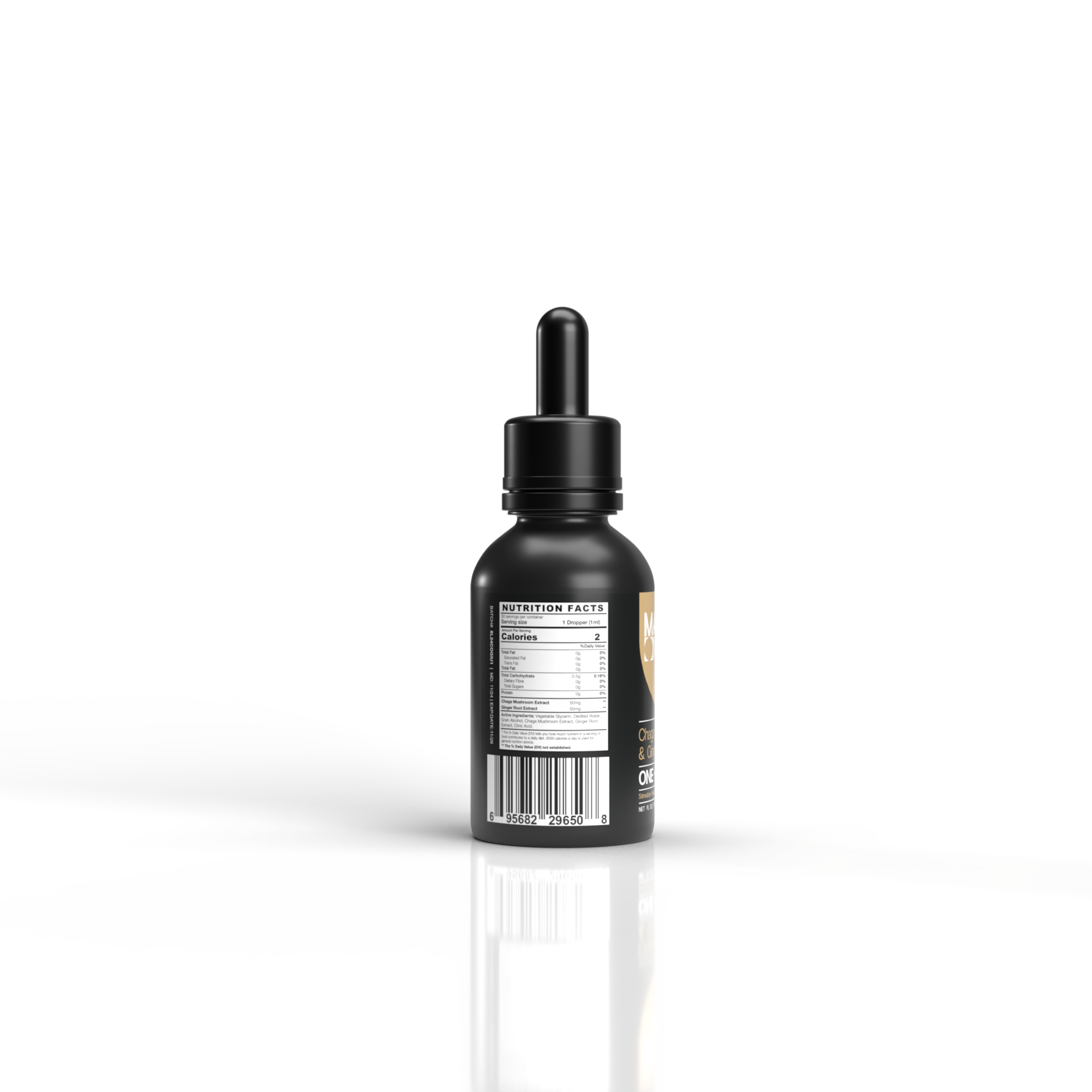 Marley One - Chaga & Ginger Mushroom Tincture 30ml - One Harmony - 6ct Pop Box