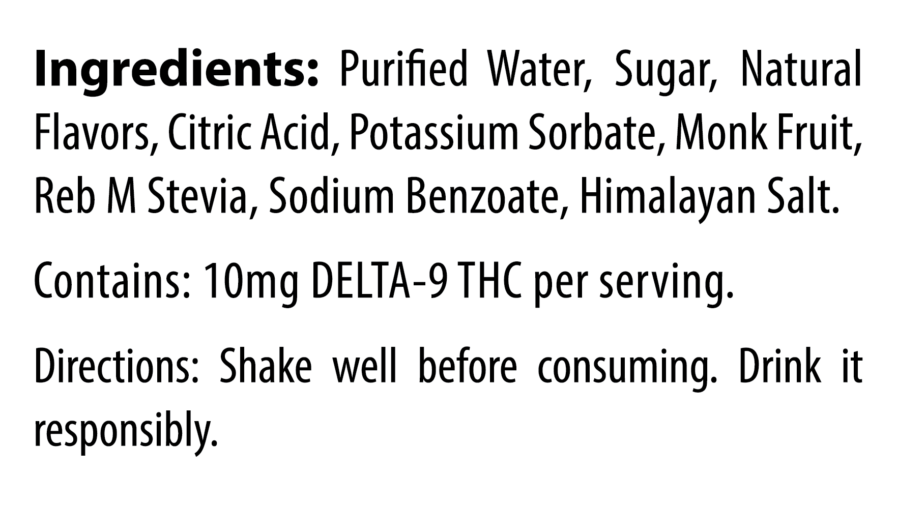 Cookies - D9/THC Infused Shot 10mg - Adios MF - 12 Pack