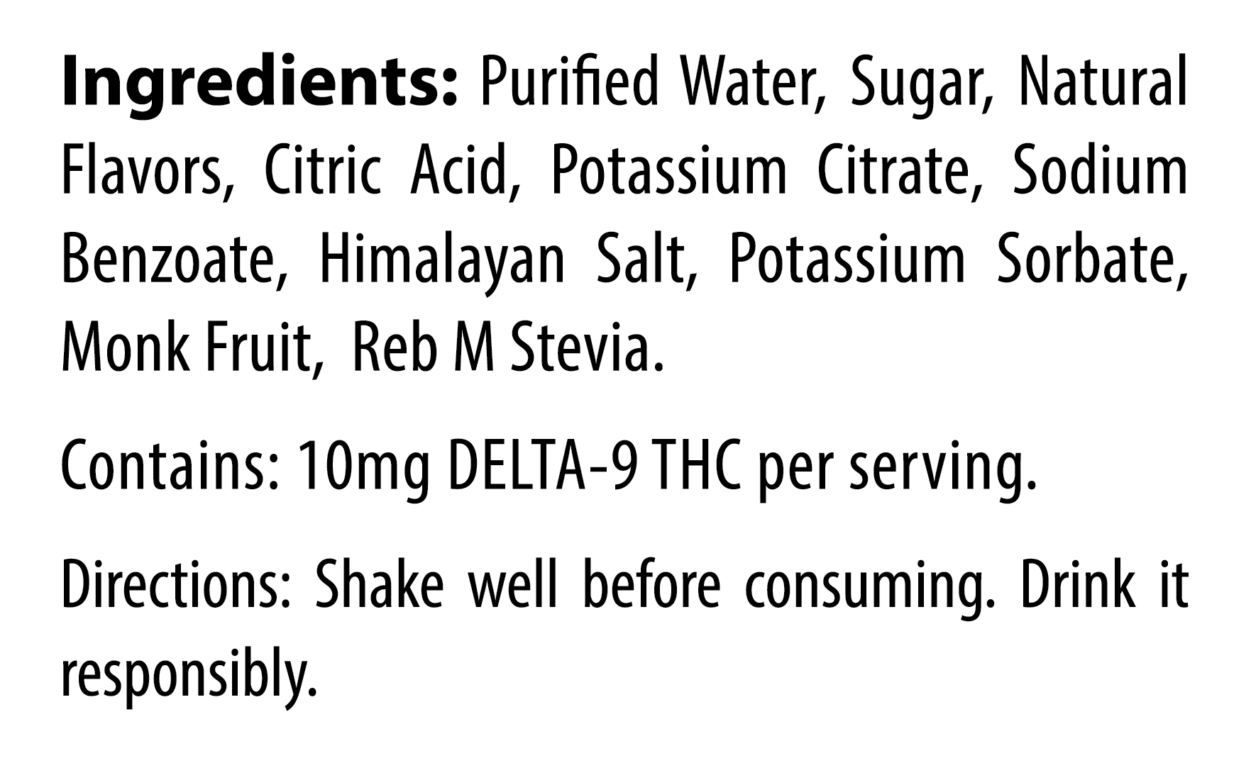 Cookies - D9/THC Infused Shot 10mg - Huckleberry Gelato - 12 Pack