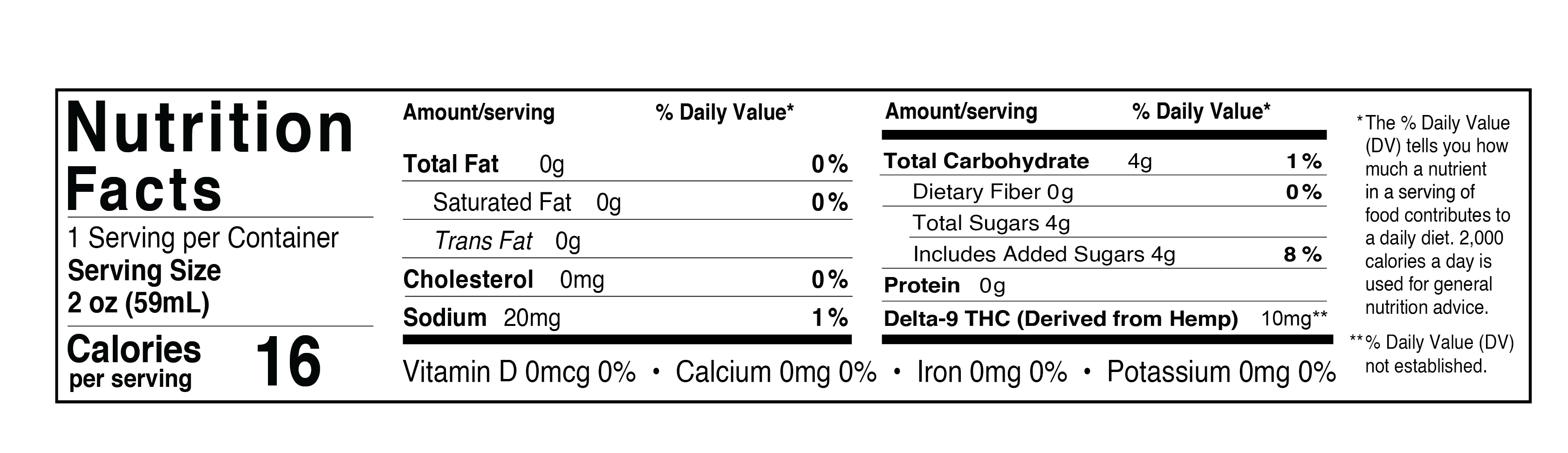 Cookies - D9/THC Infused Shot 10mg - Margarita Bar - 12 Pack