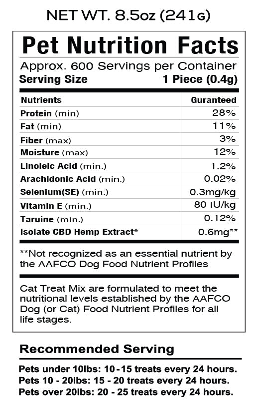 Cookies - CBD Pet Treat 16oz 400mg - Soft Chew - Seafood Mix