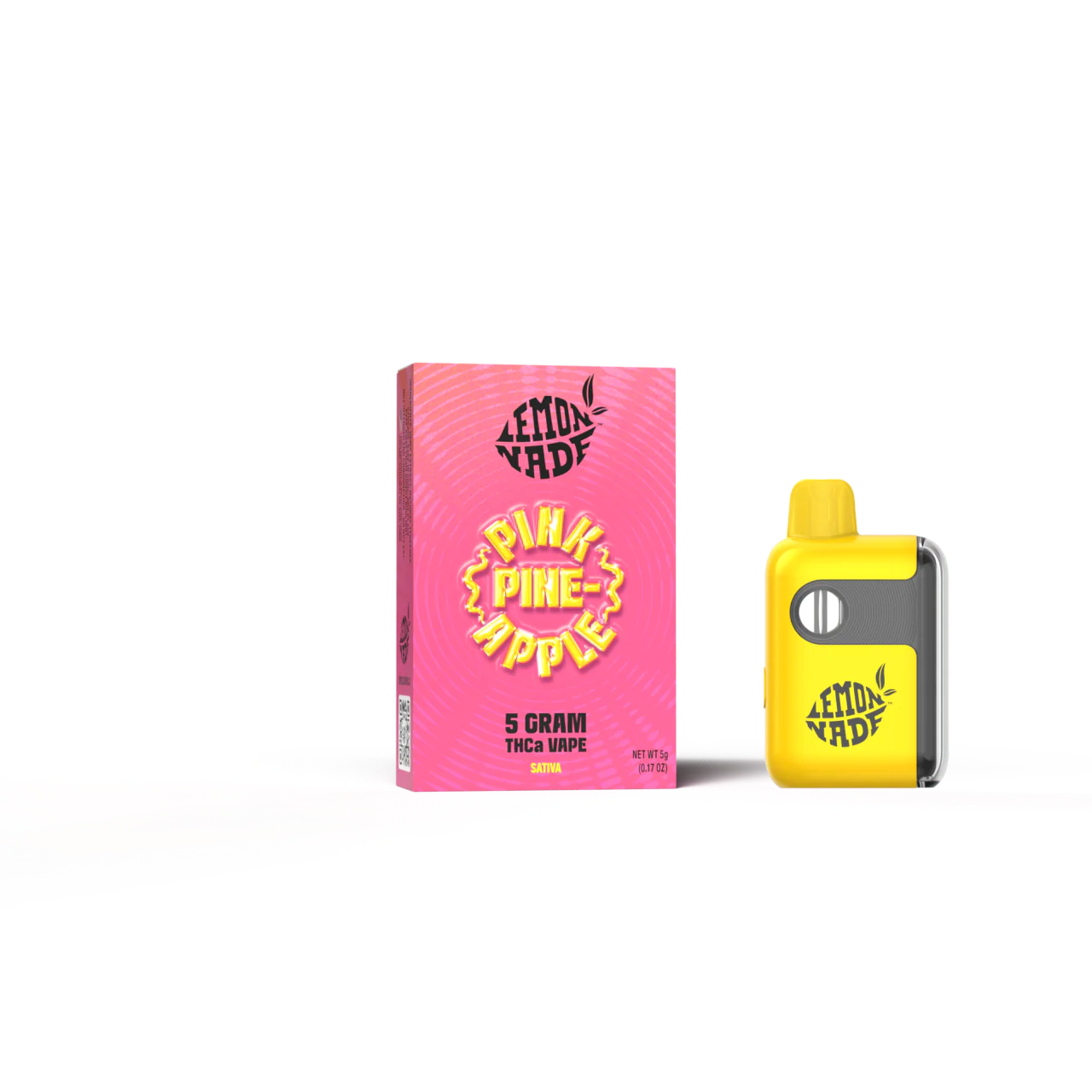 LemonNade - THCA Disposable 5g - Pink Pineapple - 5ct Pop Box
