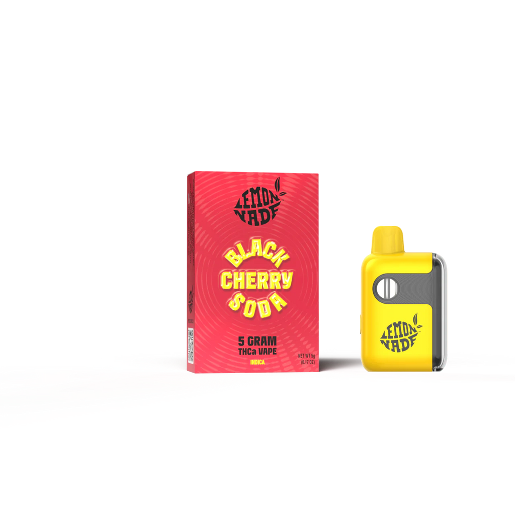 LemonNade - THCA Disposable 5g - Black Cherry Soda - 5ct Pop Box