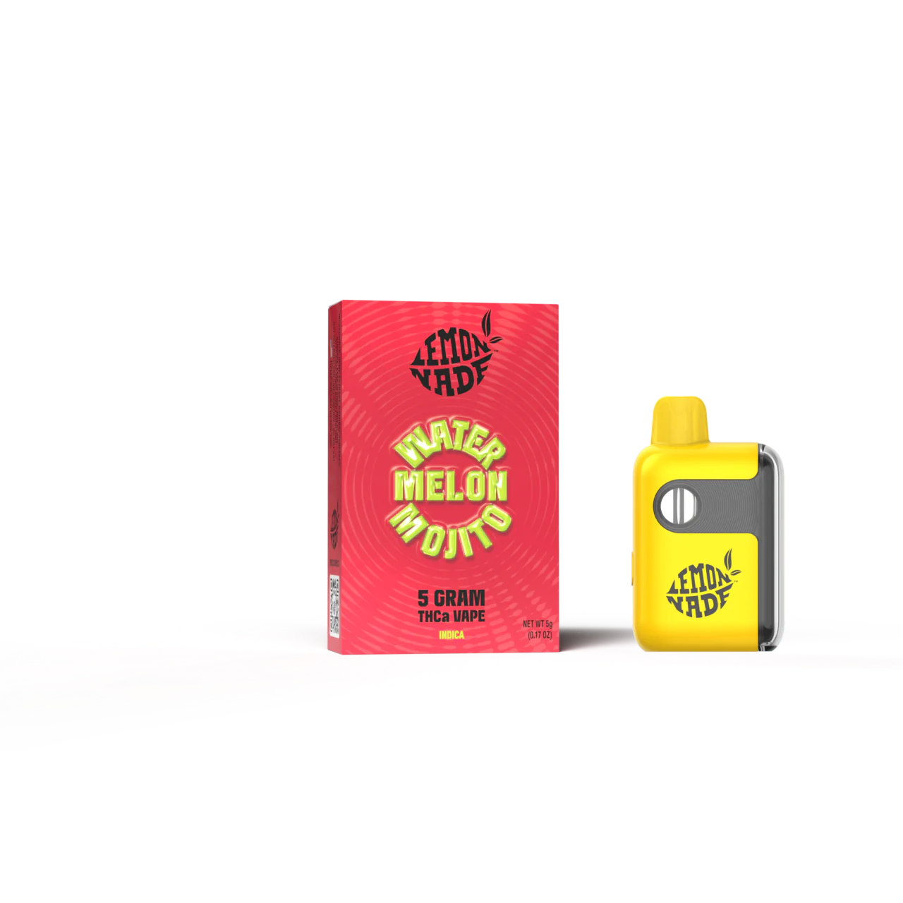 LemonNade - THCA Disposable 5g - Watermelon Mojito - 5ct Pop Box