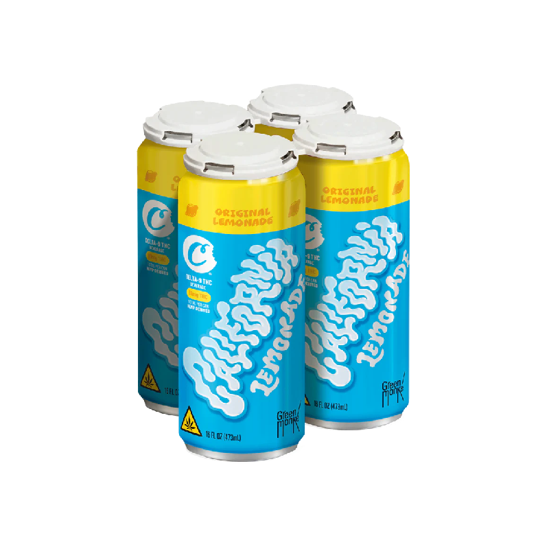 Cookies - Delta 9/THC Seltzer Can 10mg - California Lemonade - 4 Pack