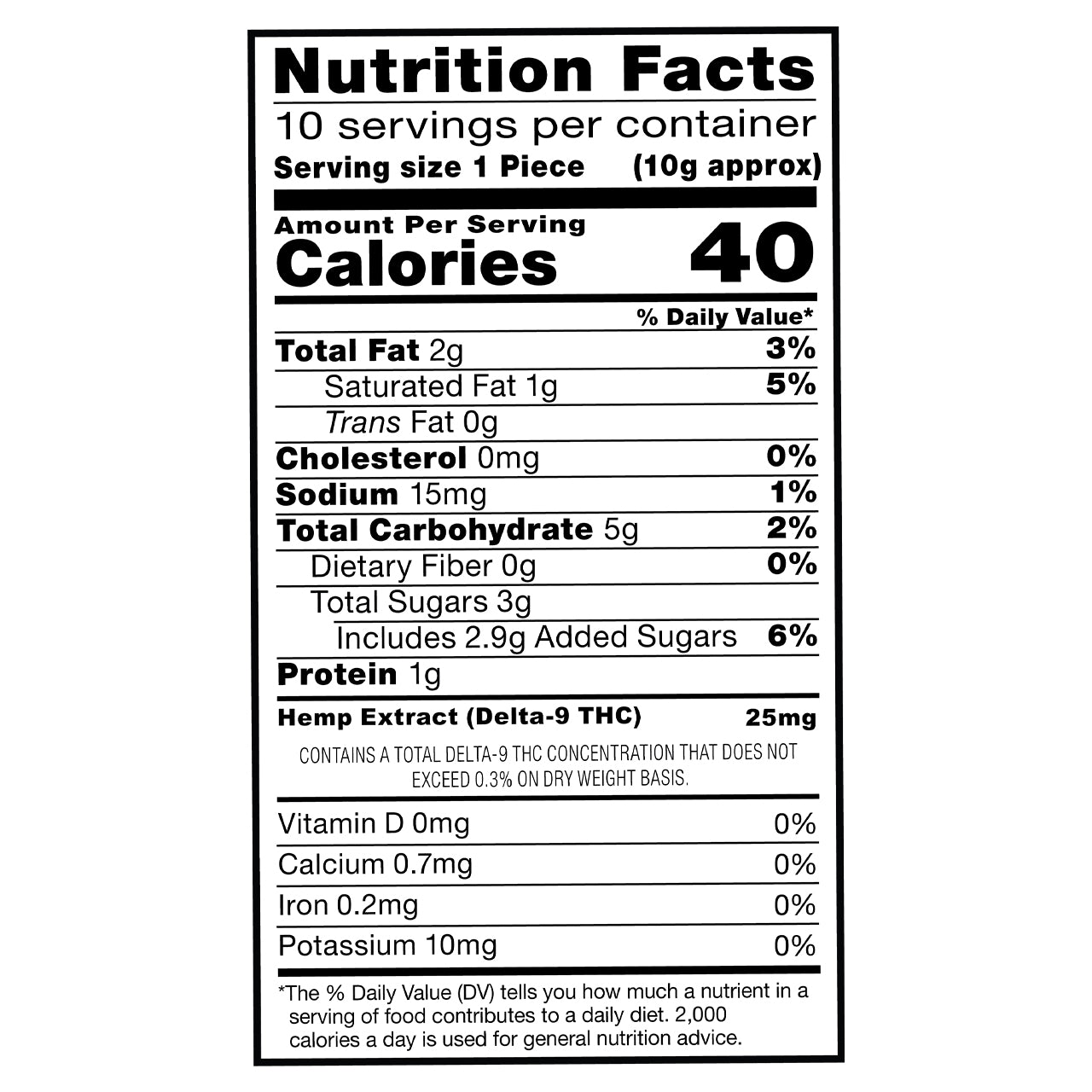 Delta 9 Chocolate Chip Cookie 25mg 6ct Pop Box